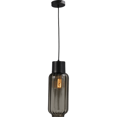 Hanglamp "Lett Rib" zwart