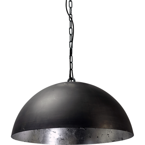 Industriële hanglamp Larino Ø50cm gunmetal buitenkant