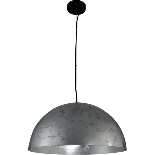 Hanglamp Larino Ø50cm bladzilveren buitenkant - bladzilveren binnenkant - stalen draad 150cm - MASTERLIGHT