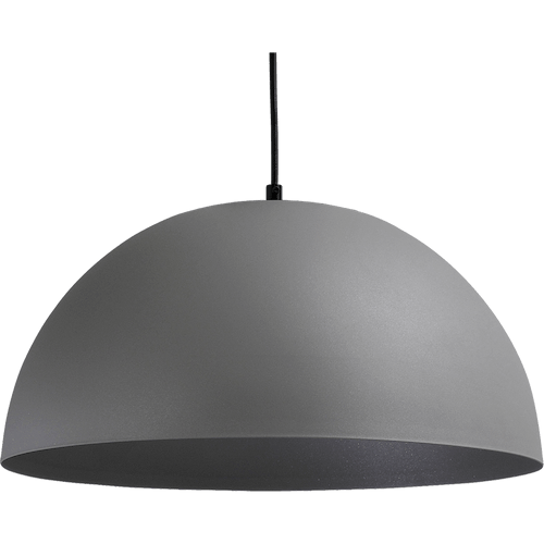 Industriële hanglamp Larino Ø40cm beton look buitenkant