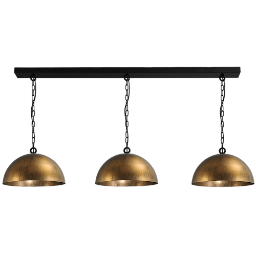 Industriële hanglamp Larino Ø40cm antiek messing
