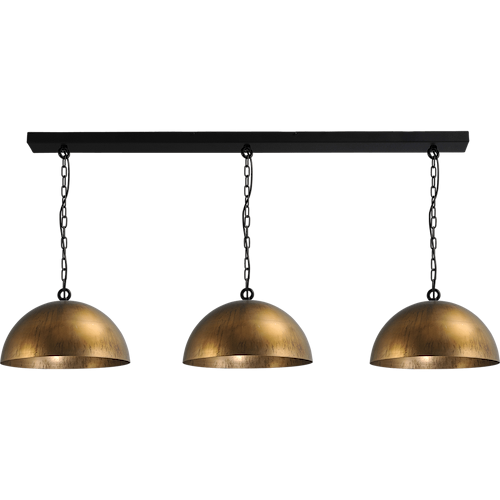 Industriële hanglamp Larino Ø40cm antiek messing