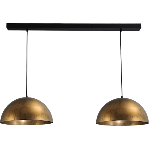Industriële hanglamp Larino Ø40cm antiek messing