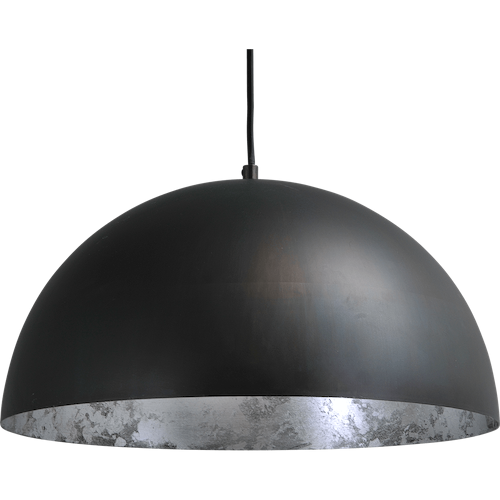 Industriële hanglamp Larino Ø40cm gunmetal buitenkant E27