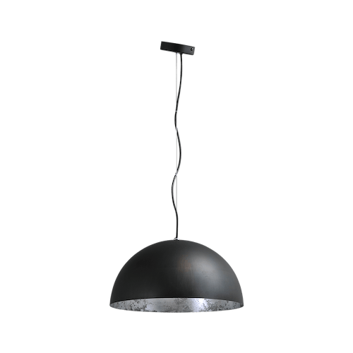 Industriële hanglamp Larino Ø40cm gun metal buitenkant E27