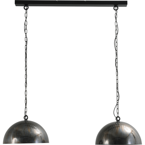 Industriële hanglamp Larino 2-lichts Ø40cm dappled oil