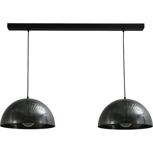 Industriële hanglamp Larino 2l-lichts Ø40cm dappled oil