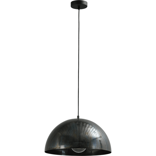 Industriële hanglamp Larino Ø40cm dappled oil buitenkant
