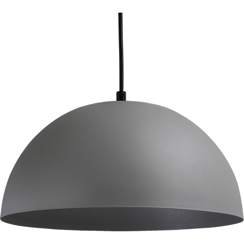 Industriële hanglamp Larino Ø30cm beton look buitenkant