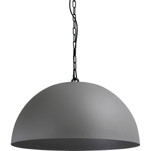 Industriële hanglamp Larino Ø60cm beton look buitenkant