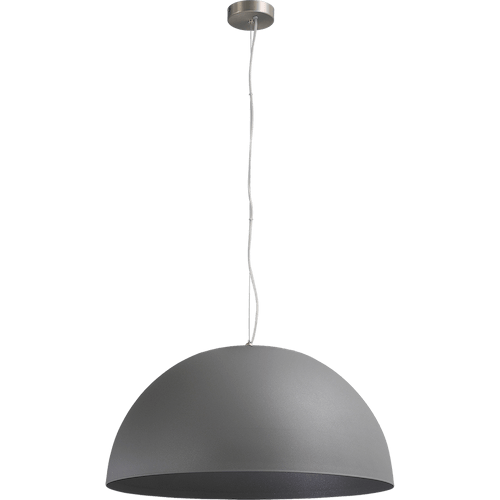 Industriële hanglamp Larino Ø60cm beton look buitenkant
