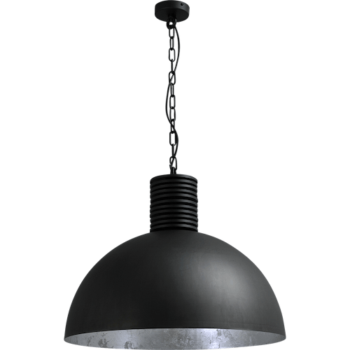 Industriële hanglamp Larino Ø60cm gunmetal buitenkant