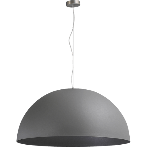 Industriële hanglamp Larino Ø80cm beton look buitenkant