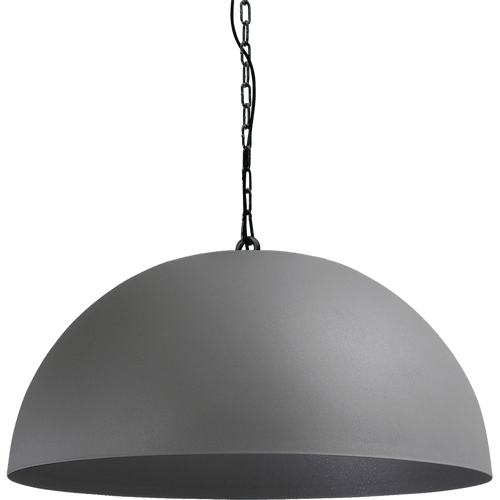 Industriële hanglamp Larino Ø80cm beton look buitenkant