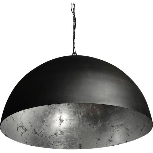 Industriële hanglamp Larino Ø100cm gunmetal buitenkant