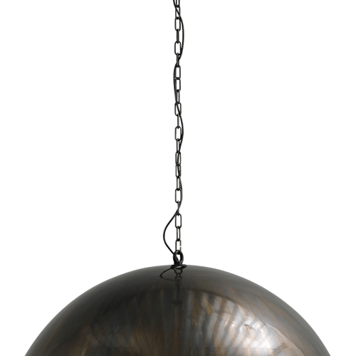 Industriële hanglamp Larino Ø100cm dappled oil buitenkant