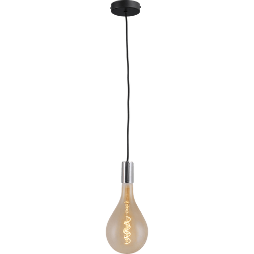 Hanglamp Tessi 1-lichts chrome E27