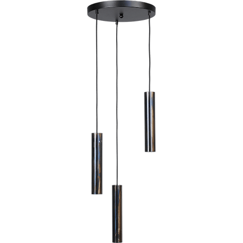 Hanglamp Run 3-lichts dappled oil