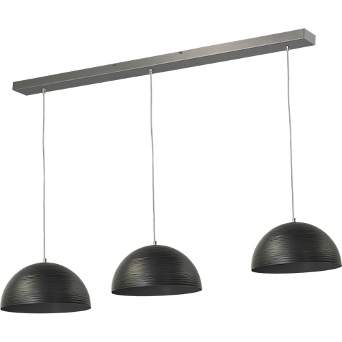 Industriële hanglamp Casco Ø300mm 3-lichts 05-zwart