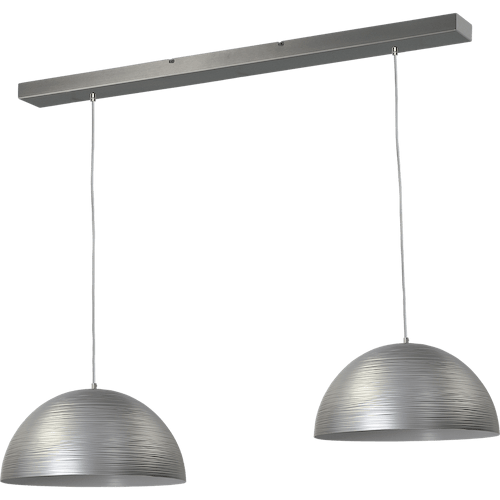 Industriële hanglamp Casco Ø350mm 2-lichts 37-silver