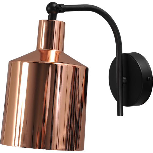 Wandlamp Boris mat zwart lengte 22cm