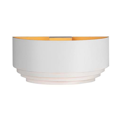Wandlamp Elena 300 E14 Wit/Goud