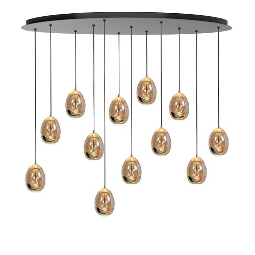 Hanglamp Golden Egg Ovaal
