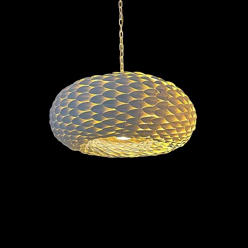 Bijzondere hanglamp Coco rond