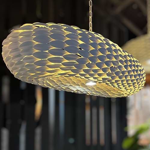 Bijzondere hanglamp Coco ovaal