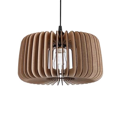 Houten hanglamp