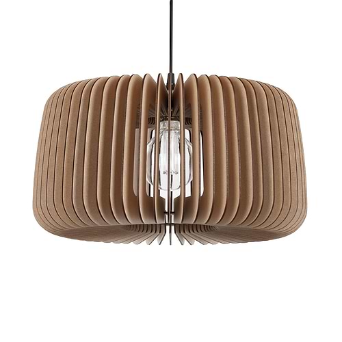 Houten hanglamp