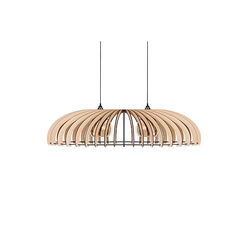 Houten hanglamp