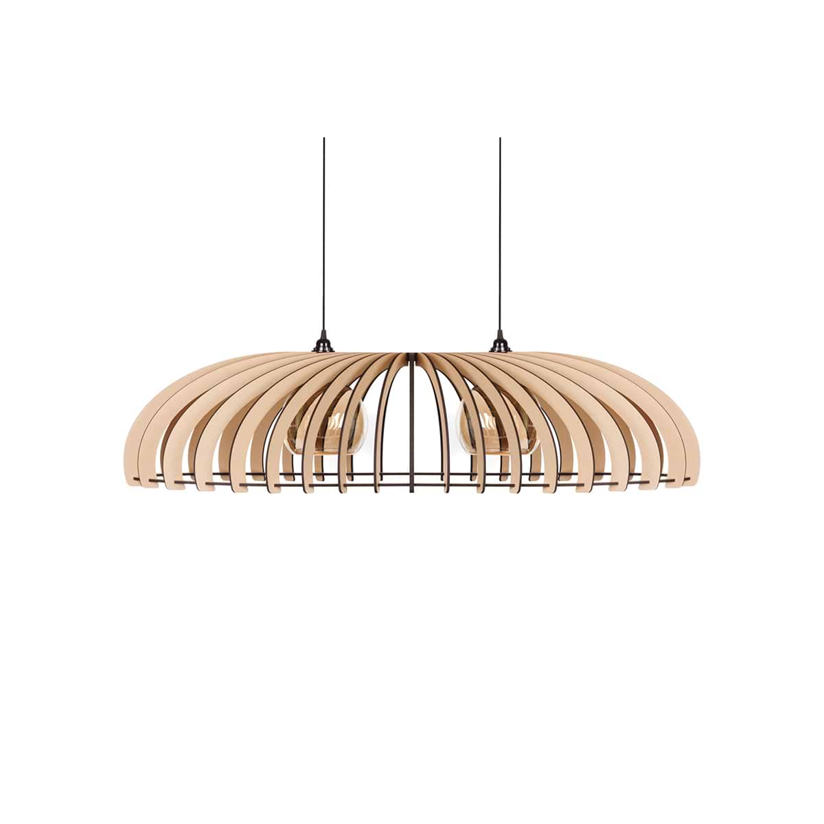 Houten hanglamp