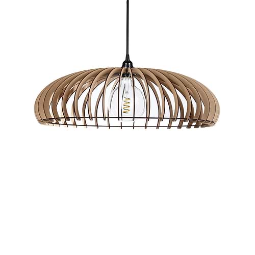 Houten hanglamp