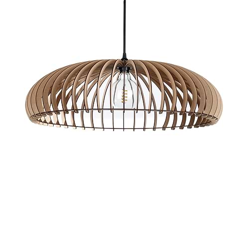 Houten hanglamp