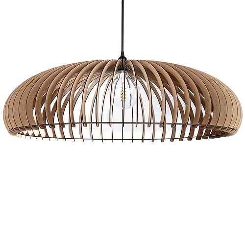 Houten hanglamp