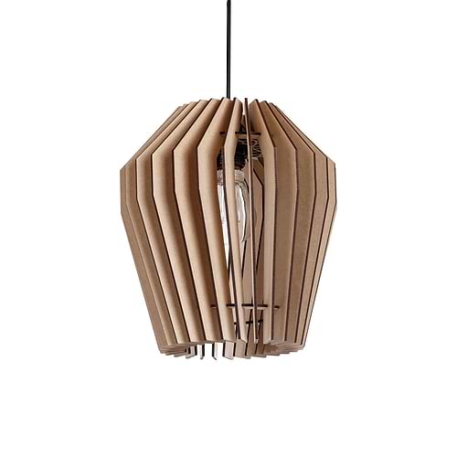 Houten hanglamp