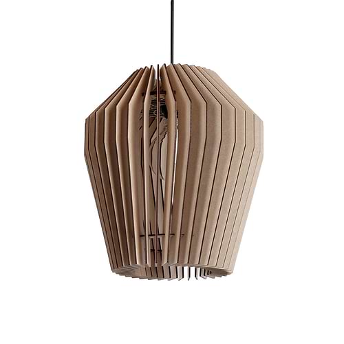 Houten hanglamp