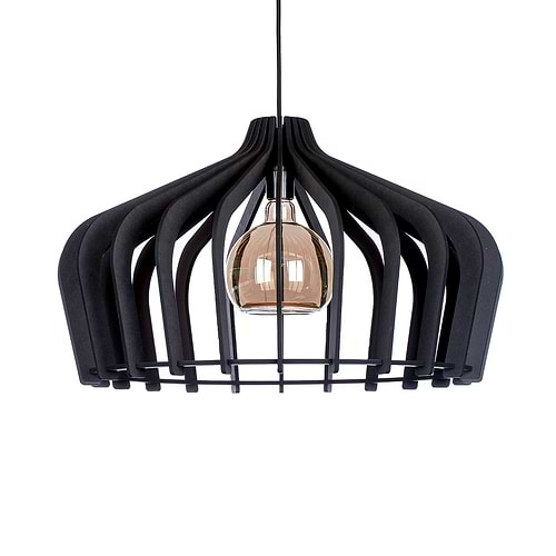 Houten hanglamp