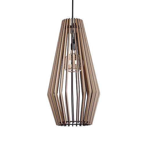 Houten hanglamp