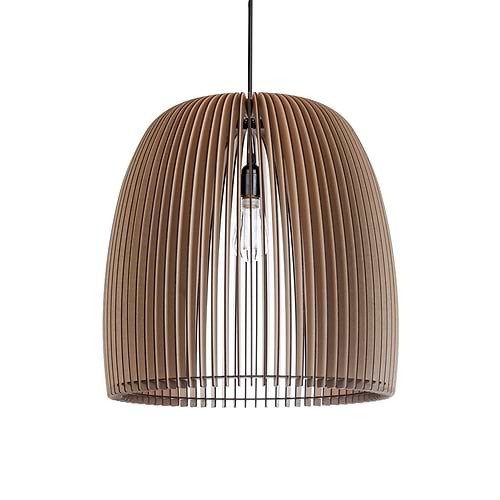 Houten hanglamp