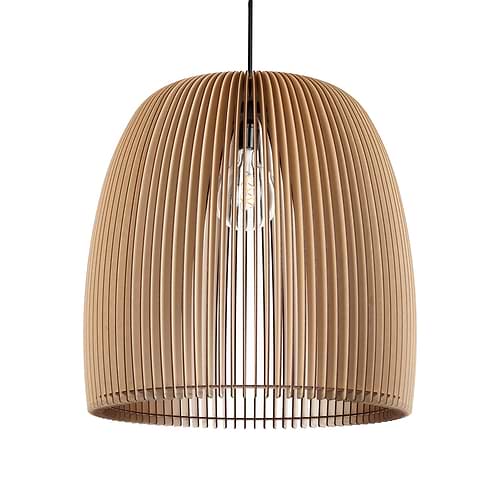 Houten hanglamp