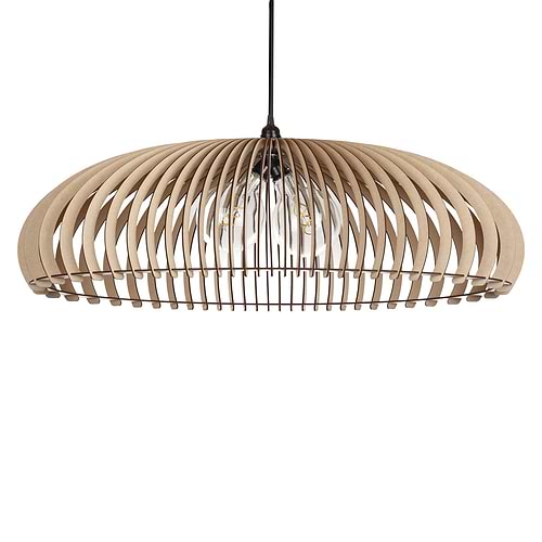 Houten hanglamp