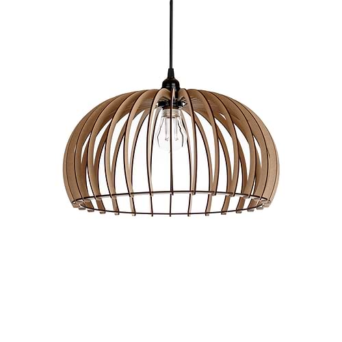 Houten hanglamp