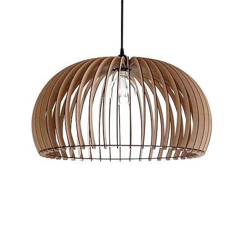 Houten hanglamp