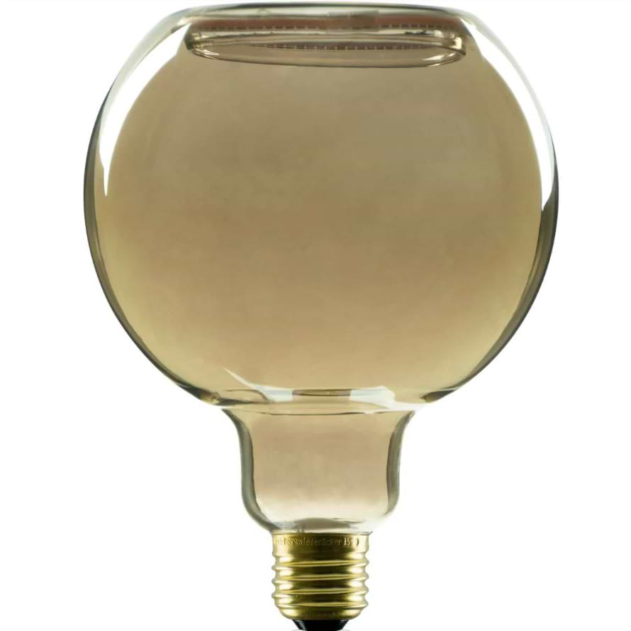 Segula Floating Globe smokey grey LED lichtbron. Verschillende afmetingen: 125 mm, 150 mm, 200 mm. Te koop bij Webo, ook in onze webshop.