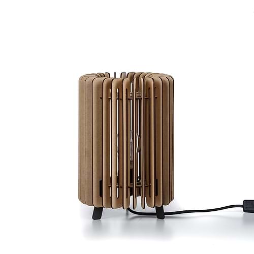 Houten tafellamp