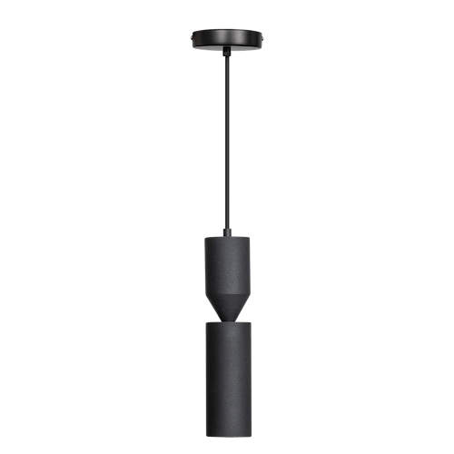 05-HL4222-30. Moderne zwarte strakke hanglamp