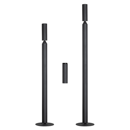 05-VL8222-30. Moderne zwarte strakke vloerlamp