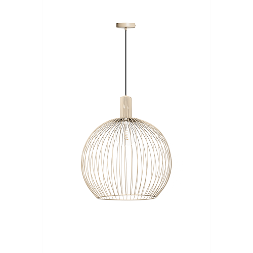 05-HL4447-59. Zandkleurige hanglamp Wire